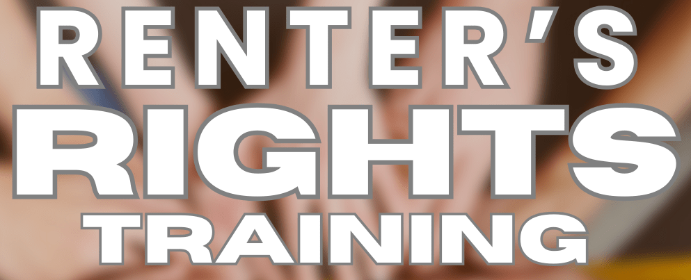 Renters’ Rights Training – September 23rd at the Cameron&nbsp;Center